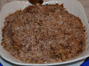 Maccheroni dolci con le noci