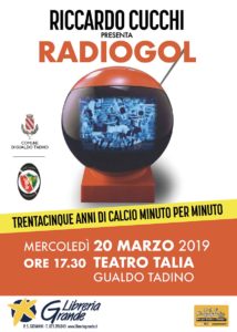 Locandina libro Radiogol-RIccardo Cucchi