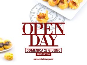 X° Edizione dell’Open Day di Università dei Sapori-locandina