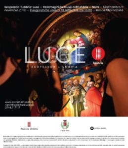 Mostra Luce alla Rocca di Narni-locandina