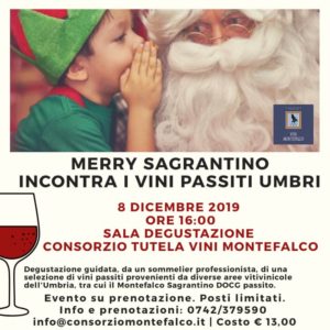 I vini passiti dell'Umbria protagonisti di Merry Sagrantino-locandina