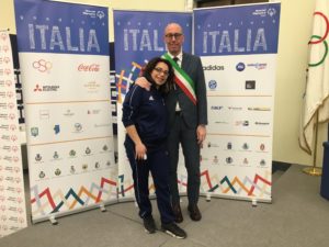 Il Sindaco Presciutti e Veronica Rossi