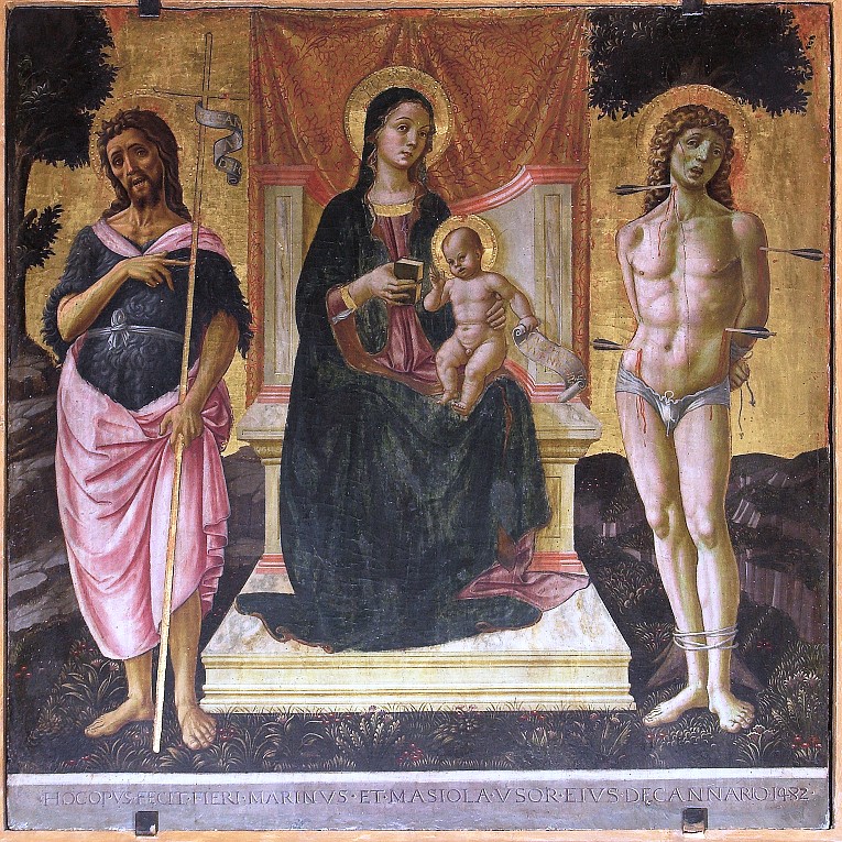 Tavola Alunno datata 1482