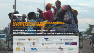 Alla Biblioteca Comunale Villa Urbani di Perugia storie, progetti ed esperienze di cooperazione dall'Umbria all'Africa-locandina