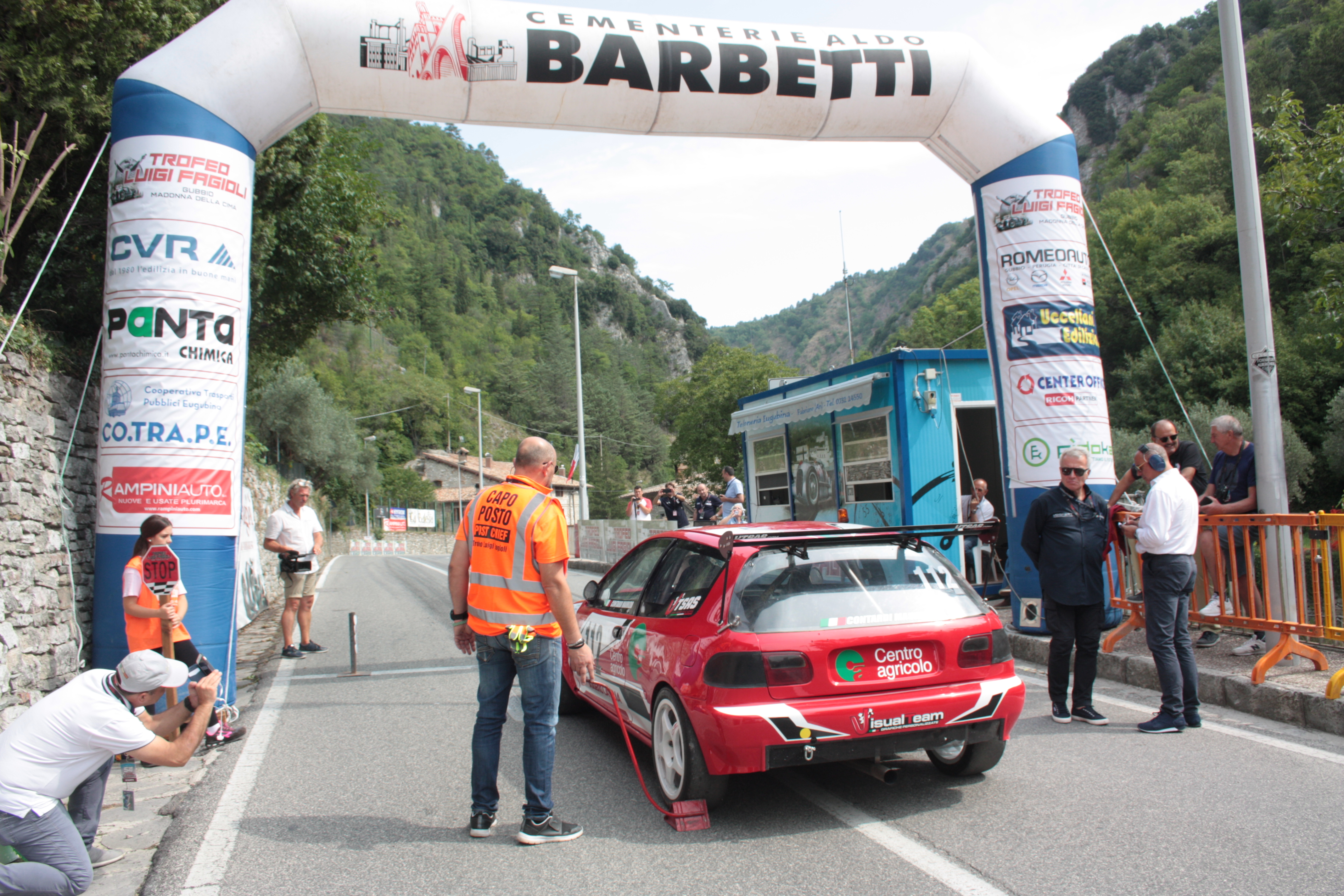 La partenza del Trofeo Luigi Fagioli