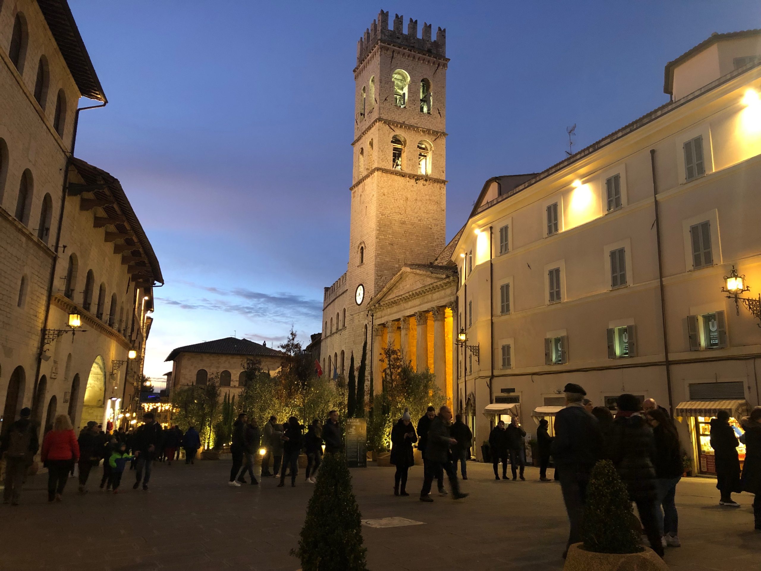 Natale ad Assisi 2019 - Piazza comune