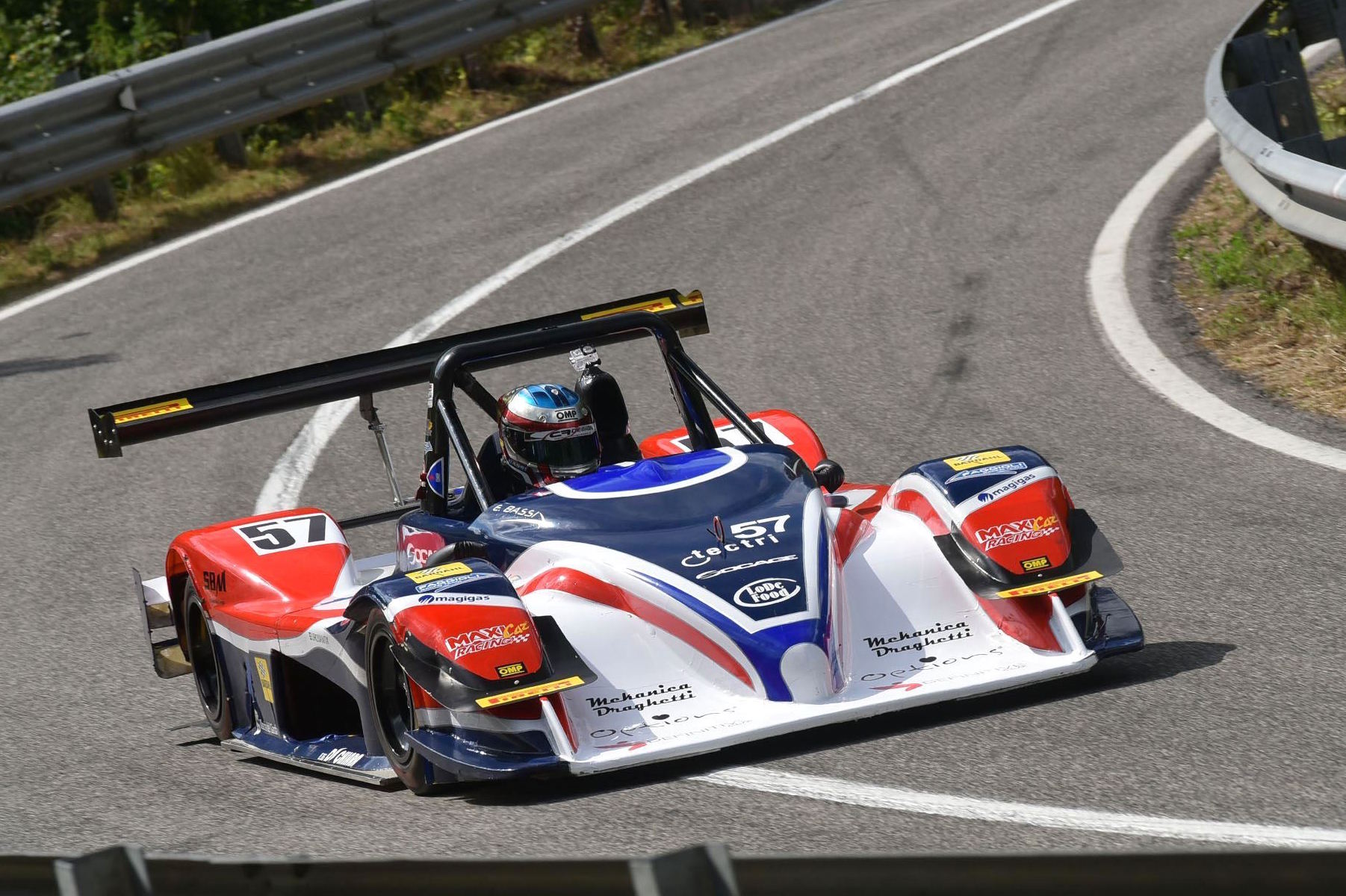 Prototipi in azione al Trofeo Luigi Fagioli - Bassi Ettore Francesco (Osella Pa 21/Evo #57)