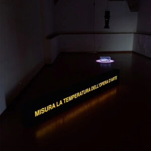 Installazione Nello Teodori - Mostra "+ Divenire" - dove inizia il nuovo esodo