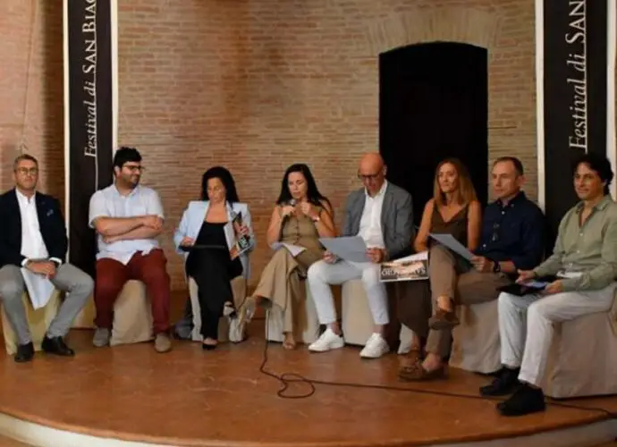 I Presenti alla presentazione del Festival di San Biagio-cop
