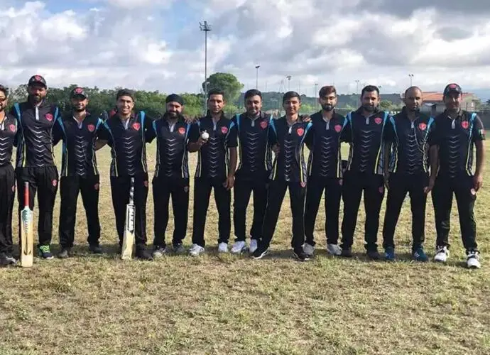 La squadra Perugia Cricket Club-cop